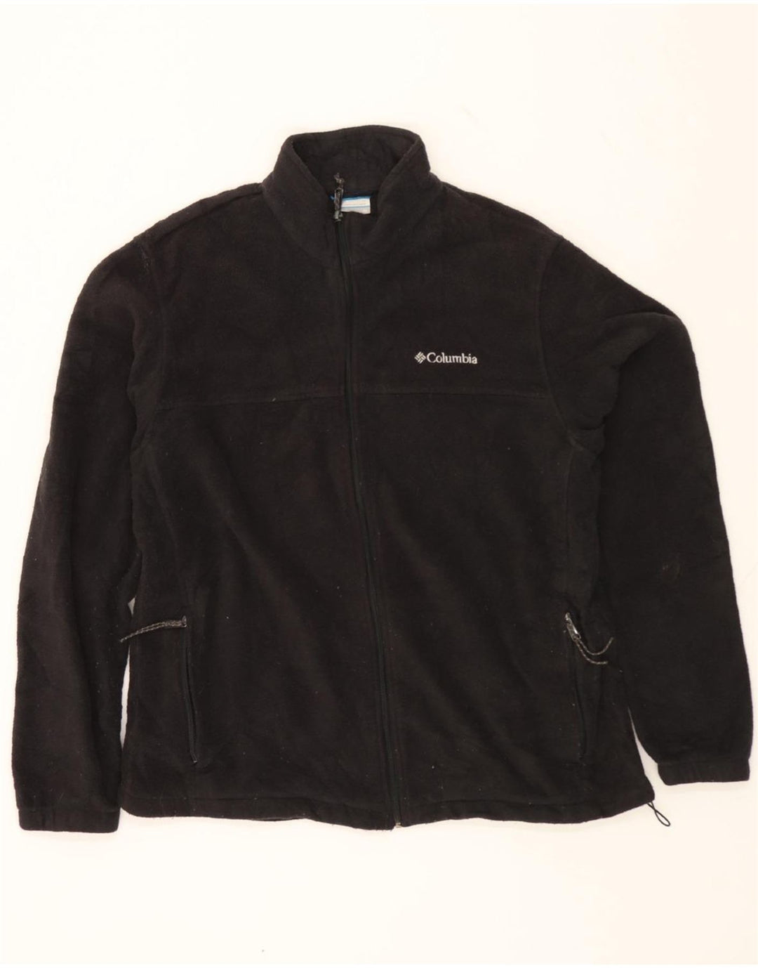 COLUMBIA Womens Fleece Jacket UK 18 XL Black Polyester Vintage Columbia and Second-Hand Columbia from Messina Hembry 