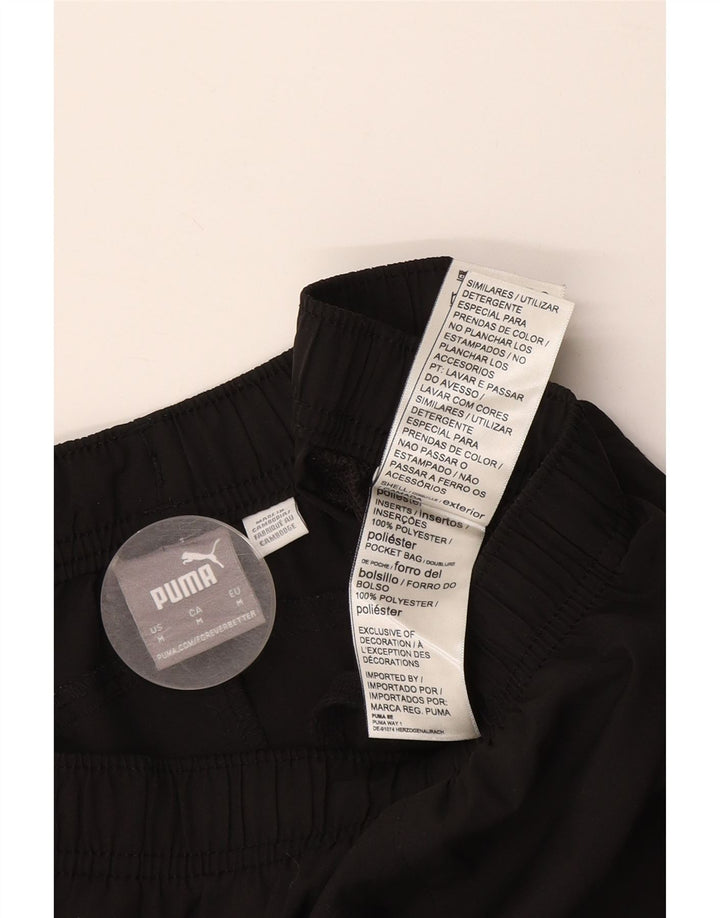 Puma Herre grafiske sportsshorts Medium Sort Polyester