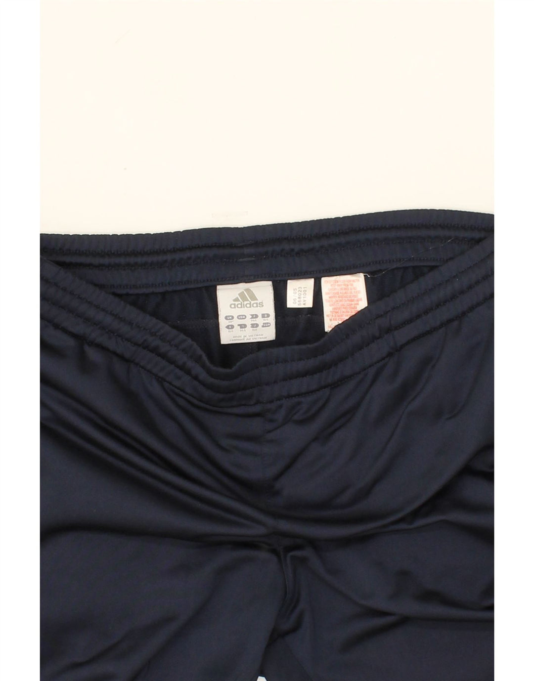 ADIDAS Boys Tracksuit Trousers 13-14 Years Navy Blue Vintage Adidas and Second-Hand Adidas from Messina Hembry 