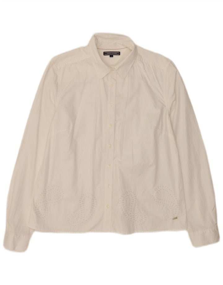 Tommy Hilfiger Dameskjorte US 8 Medium White