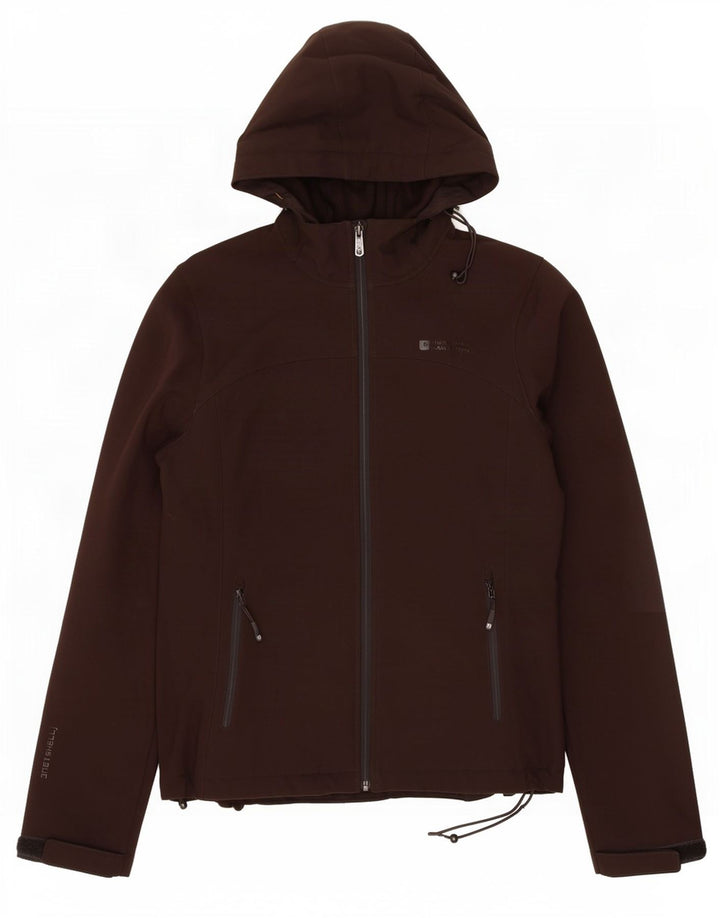Mountain Warehouse Dame Hættevindjakke UK 12 Medium Brun