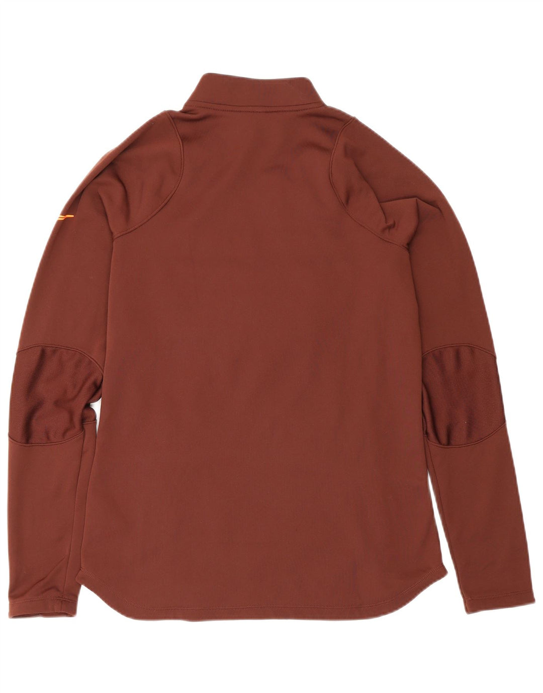 Nike Dame Therma-Fit Pullover med lynlås-hals Træningsdragt Top UK 10 Lille Brun
