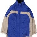 HIGH COLORADO Dame Oversized Windbreaker Coat EU 44 XL Blue Colourblock