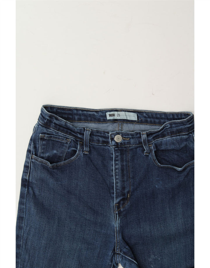 LEVI'S Womens Skinny Jeans W29 L30 Blue Cotton Vintage Levi's and Second-Hand Levi's from Messina Hembry 