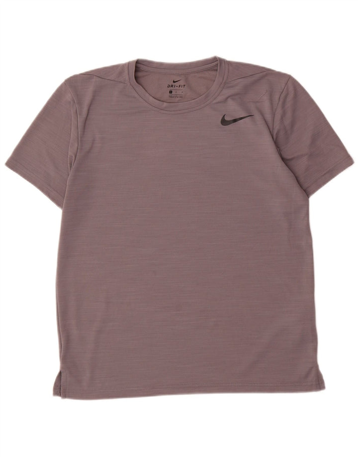Nike T-shirt top mellem grå polyester til mænd