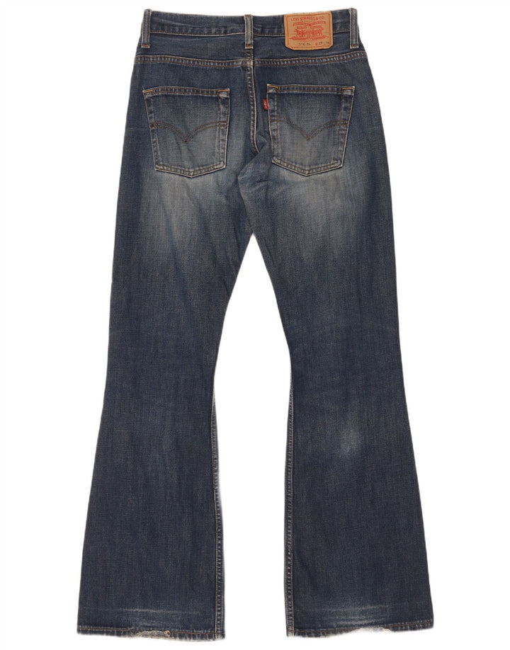 Levi's Dame 516 Flared Jeans W29 L34 Marineblå