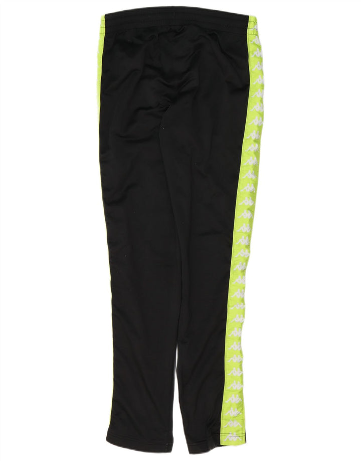 KAPPA drenge grafisk hel træningsdragt 15-16 år Sort Colourblock Polyester