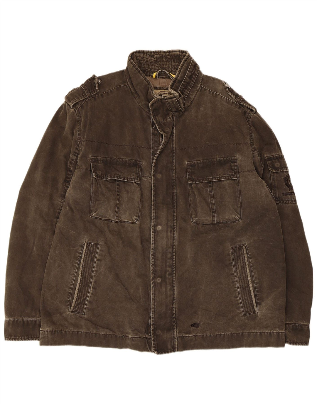 Camel Active Herre Military Jacket UK 42 XL Khaki Cotton