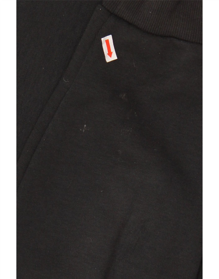 ADIDAS grafisk sweatshirt til mænd, stor sort bomuld