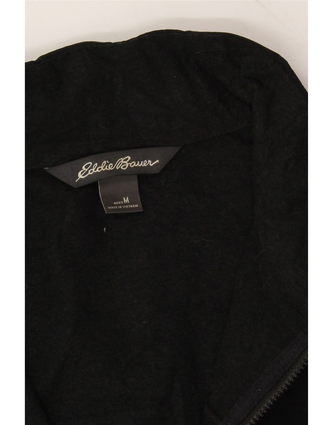 EDDIE BAUER Mens Tracksuit Top Jacket Medium Black Polyester Vintage Eddie Bauer and Second-Hand Eddie Bauer from Messina Hembry 