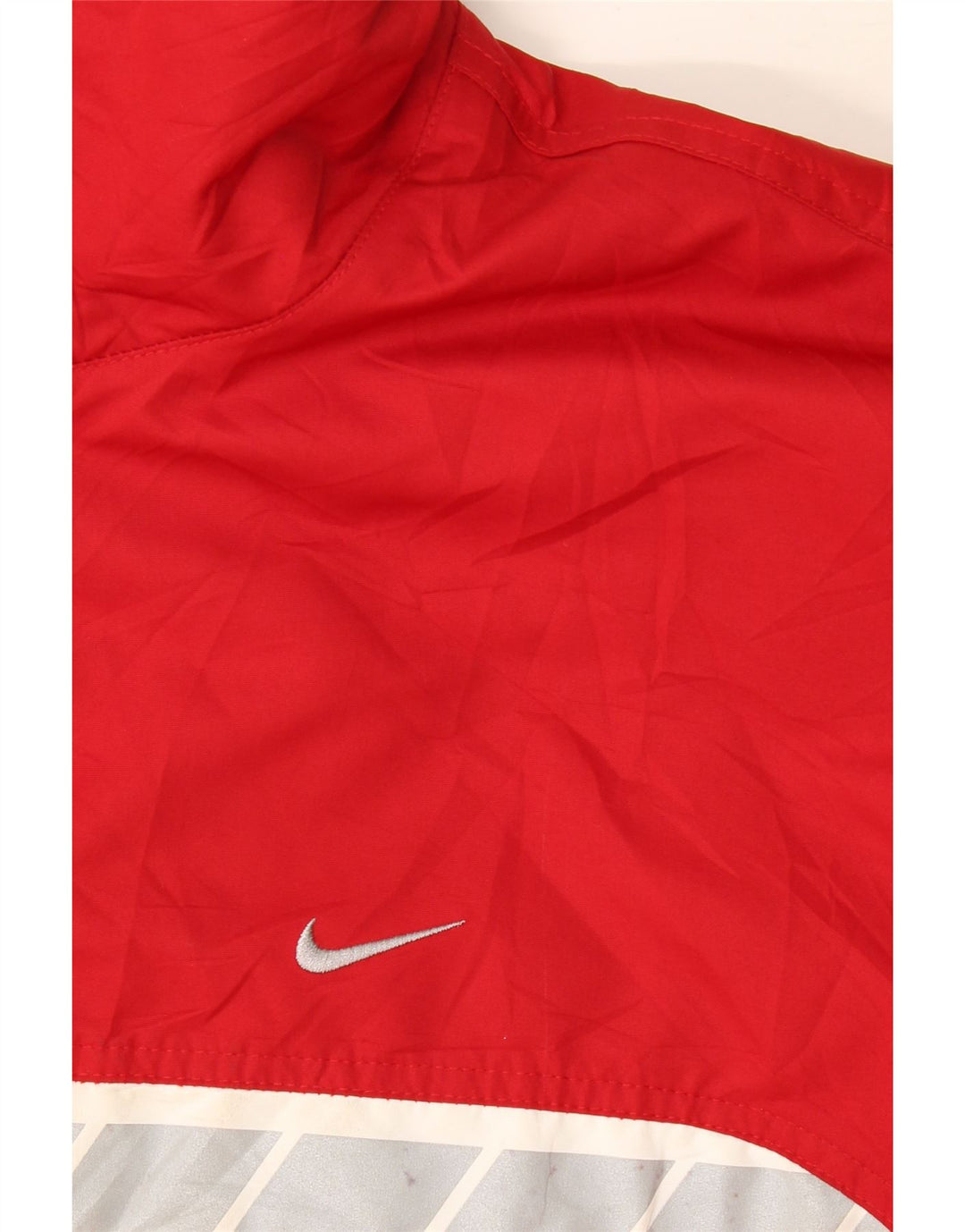 Nike Herre Windbreaker Jacket UK 44 2XL Rød Colourblock Polyester