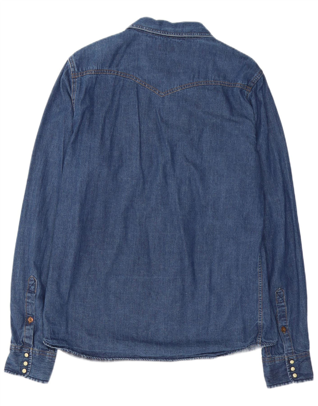 DIESEL Herre Denim Shirt XL Blå Bomuld
