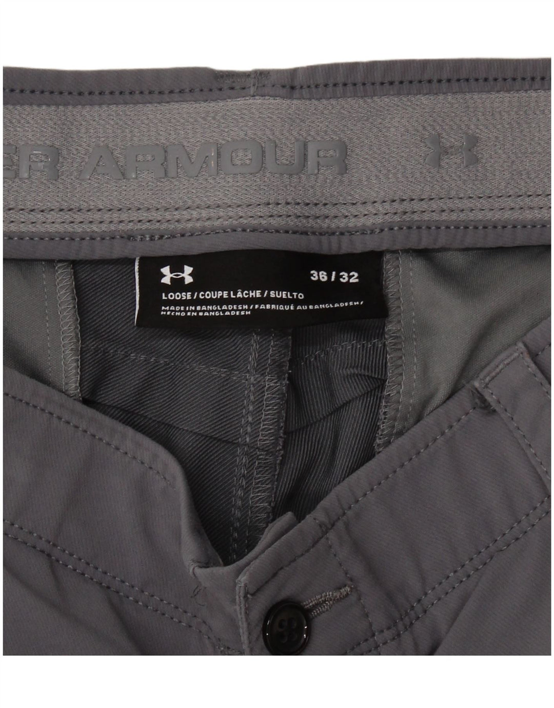 UNDER ARMOUR Herre Slim Chino Bukser W36 L32 Grå