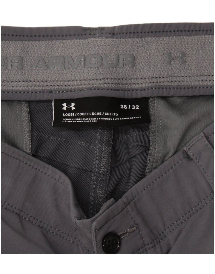 UNDER ARMOUR Herre Slim Chino Bukser W36 L32 Grå