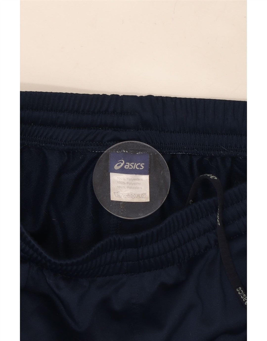 ASICS Træningsdragtsbukser til kvinder UK 14 Large Navy Blue Polyester