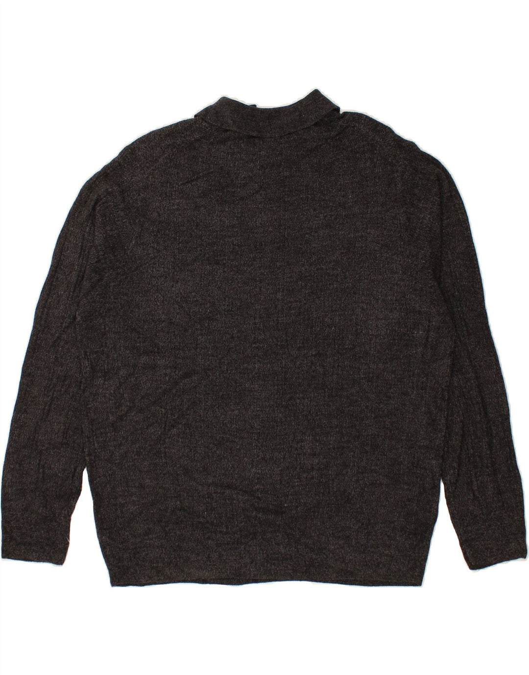DOCKERS Mens Polo Neck Jumper Sweater 2XL Grey Acrylic Vintage Dockers and Second-Hand Dockers from Messina Hembry 