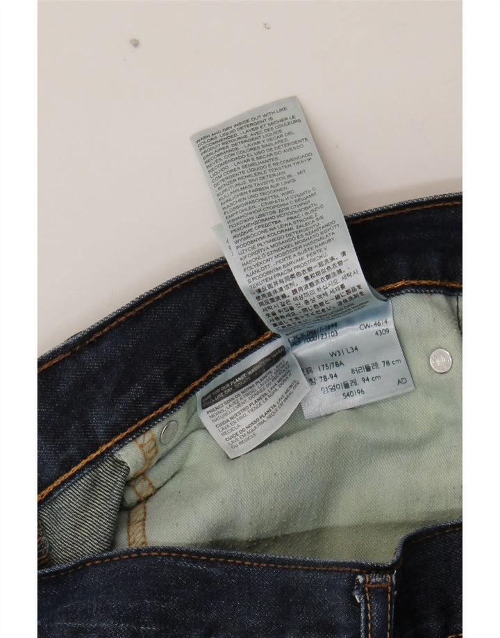 LEVI'S Womens 511 Slim Jeans W31 L26 Navy Blue Cotton Vintage Levi's and Second-Hand Levi's from Messina Hembry 