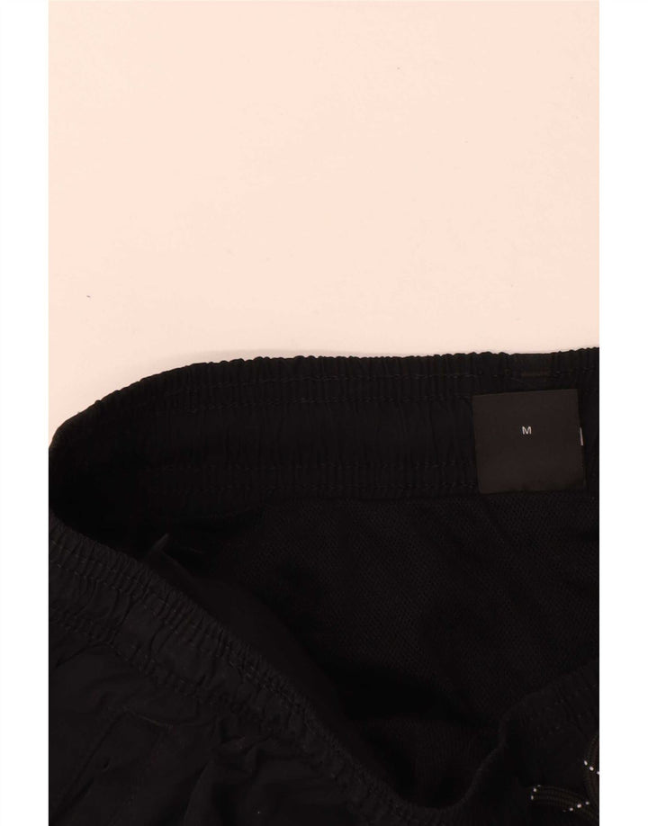 Hugo Boss Herre grafiske svømmeshorts Medium Sort Polyamid