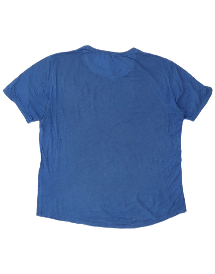 Sun68 Herre T-Shirt Top XL Blå Bomuld