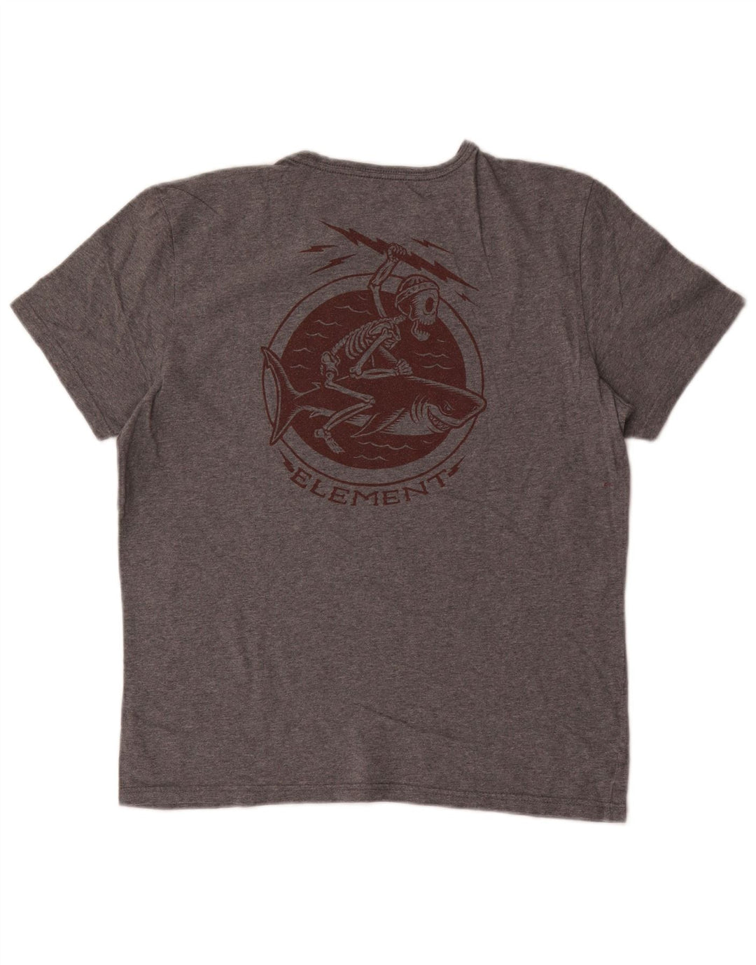 Element Herre Grafisk T-Shirt Top Lille Grå