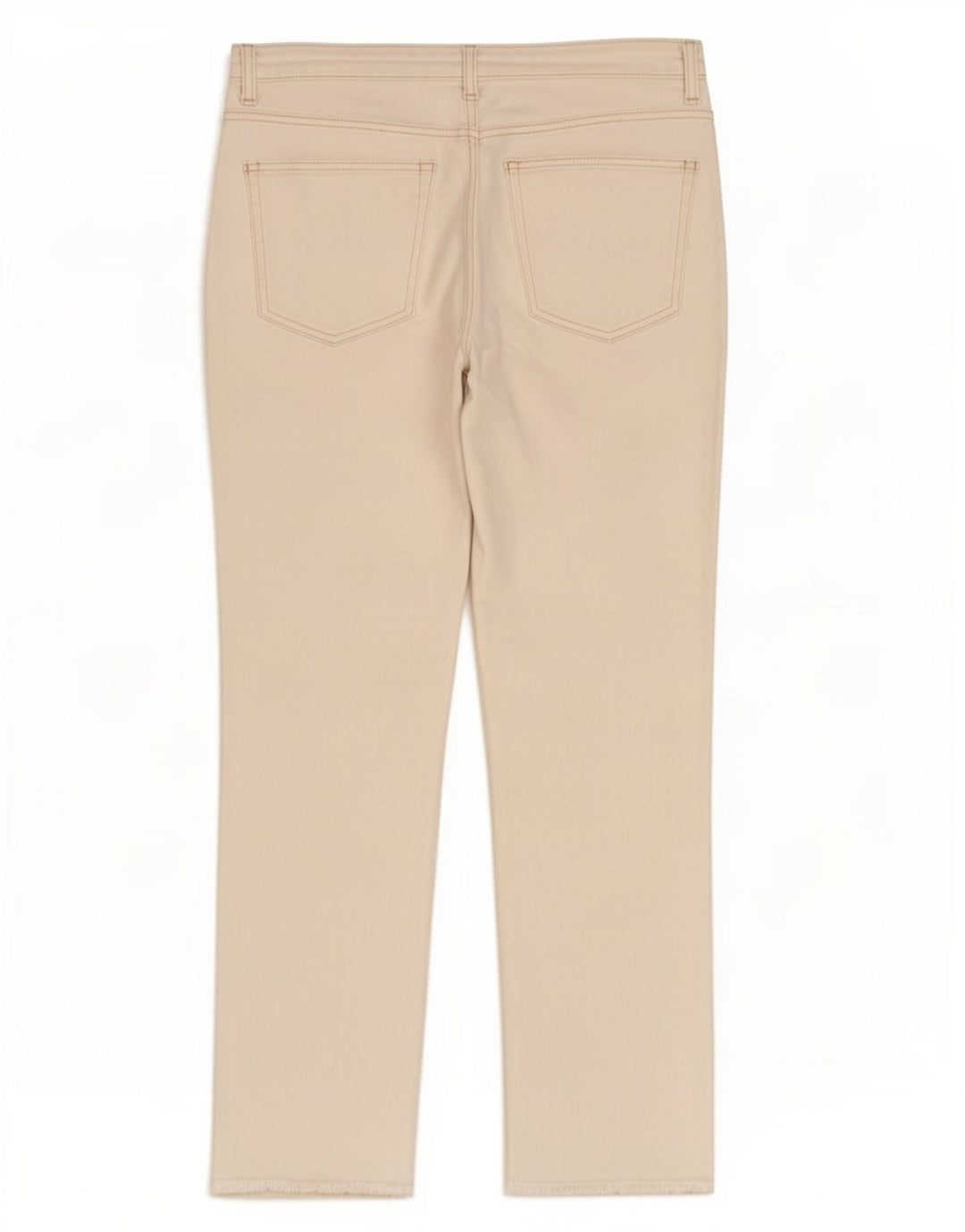 Topshop Dame Straight Jeans W30 L26 Hvid Bomuld