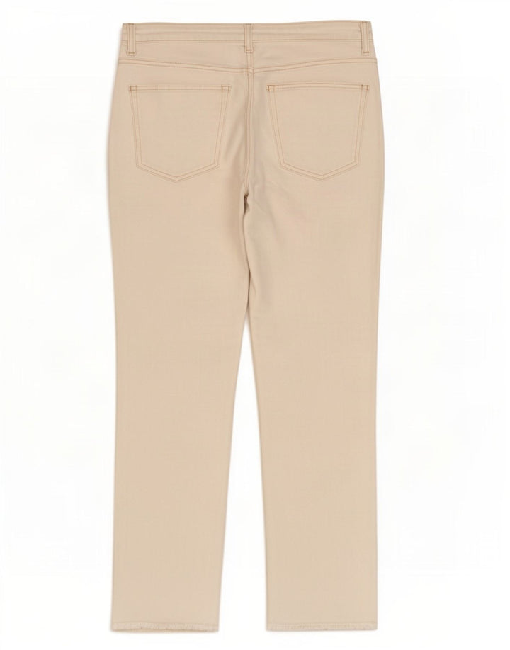 Topshop Dame Straight Jeans W30 L26 Hvid Bomuld