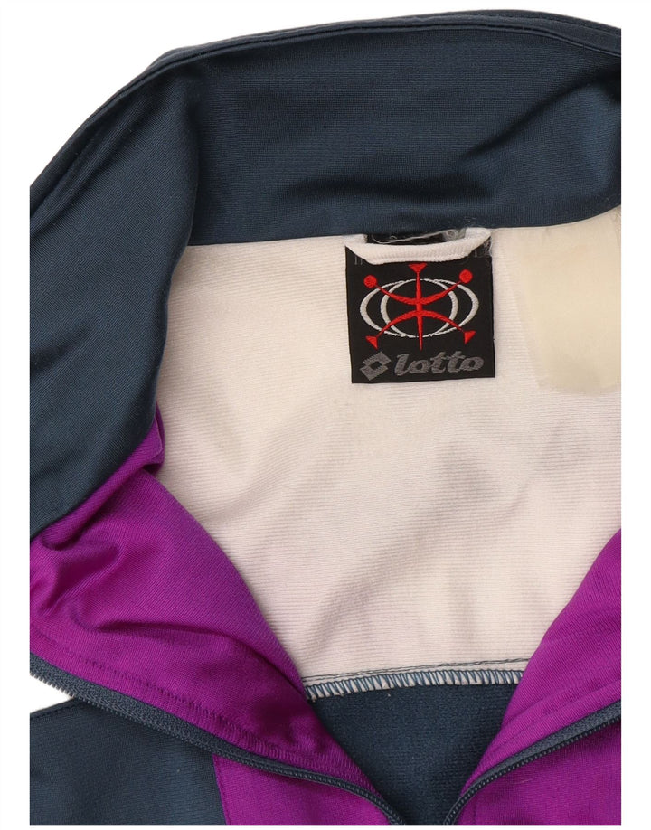 Lotto Herre grafisk hel træningsdragt Medium Navy Blue Colourblock