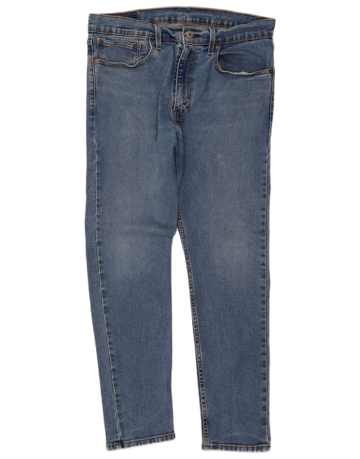 Levi's Herre 512 Slim Tapered Jeans W34 L30 Blå Bomuld