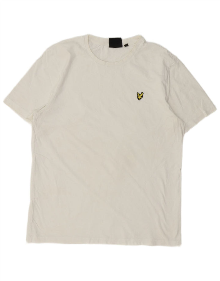 Lyle & Scott Herre T-Shirt Top Stor Hvid