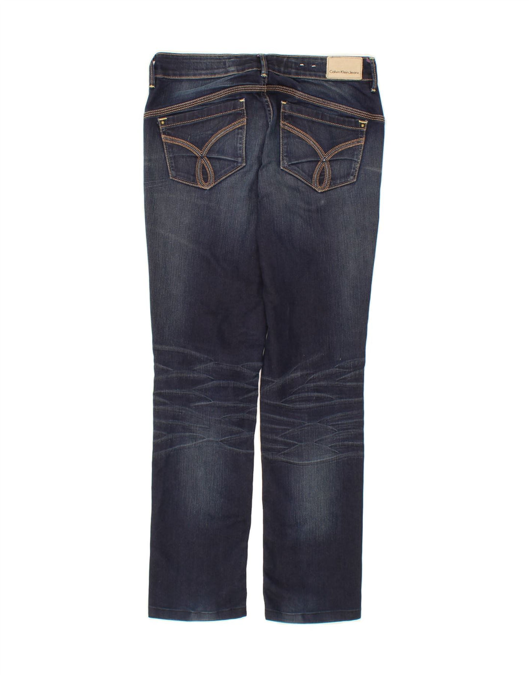 CALVIN KLEIN Womens Slim Jeans W28 L29  Navy Blue Cotton Vintage Calvin Klein and Second-Hand Calvin Klein from Messina Hembry 
