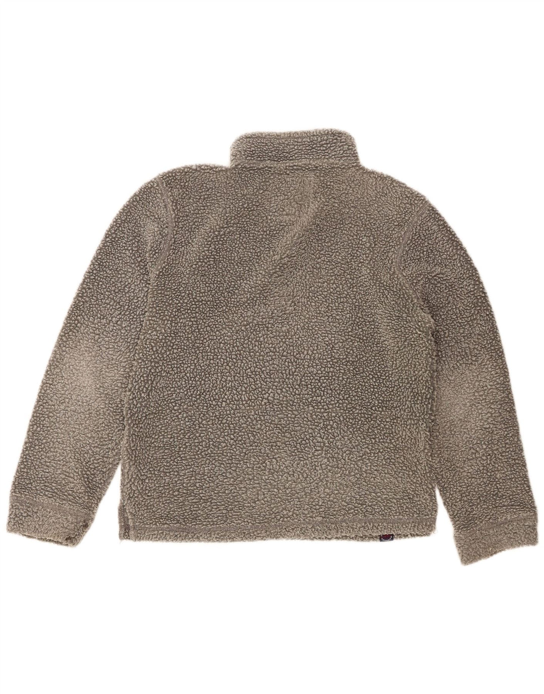 Weird Fish Herre lynlås hals Fleece Jumper lille grå polyester