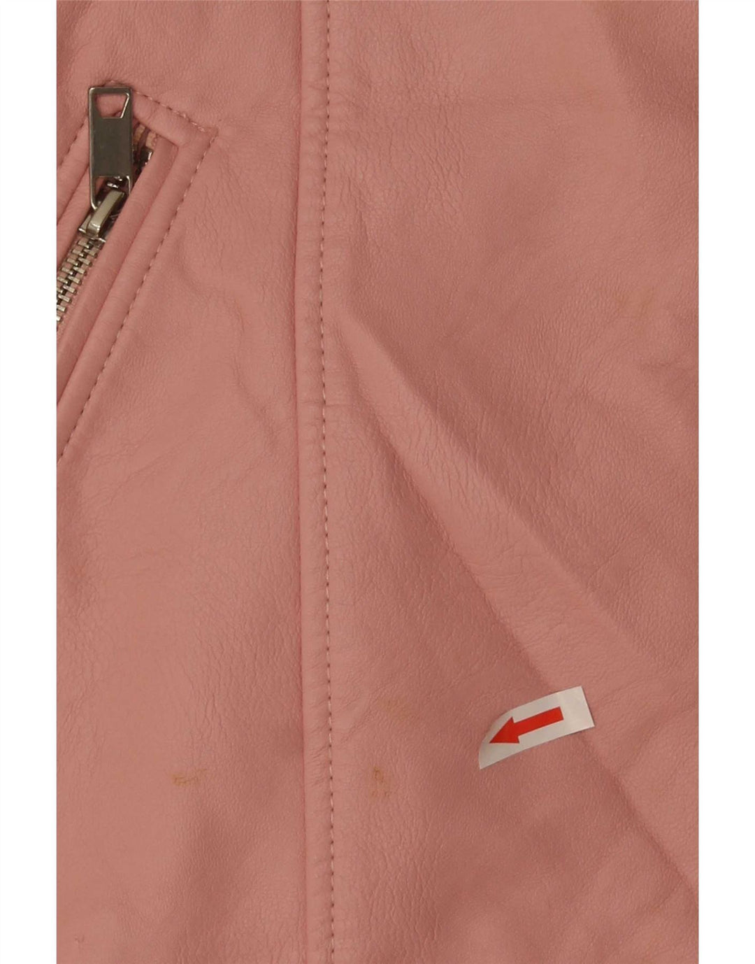 Zara piger imiteret læderjakke 13-14 år Pink Polyester
