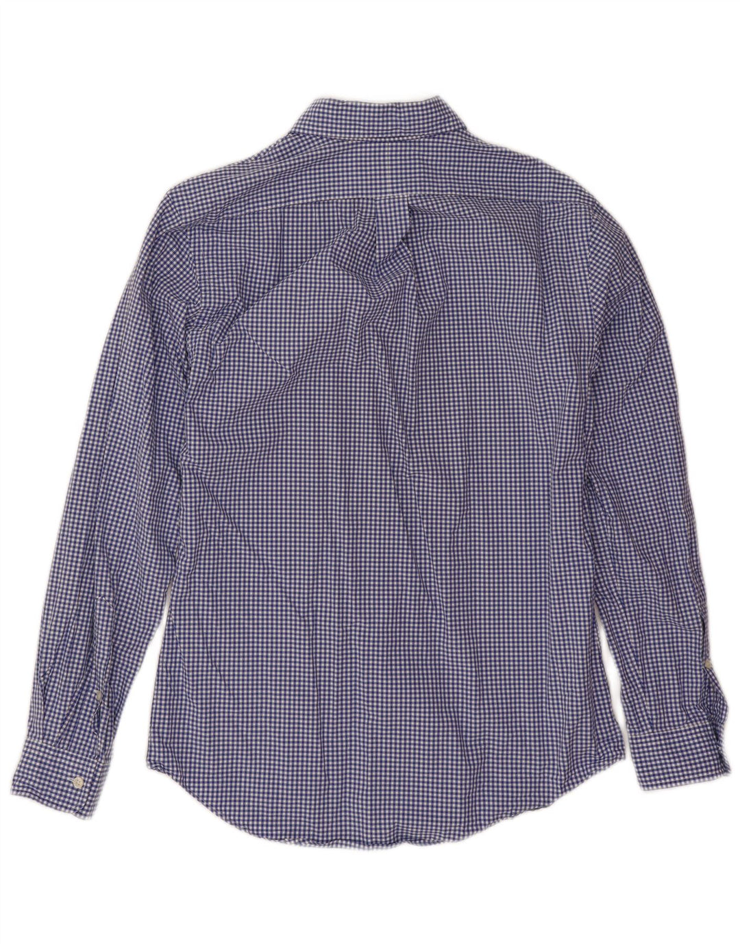 Ralph Lauren Herre Slim Fit skjorte Medium Blue Gingham Cotton