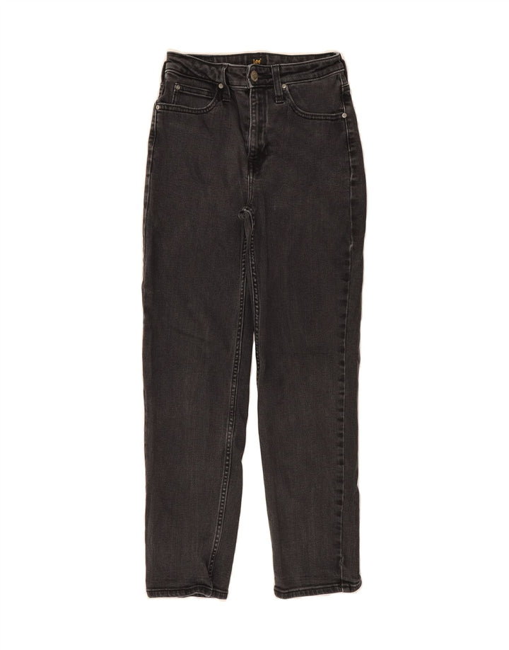 LEE Womens Carol Tapered Jeans W25 L26 Black Cotton Vintage Lee and Second-Hand Lee from Messina Hembry 