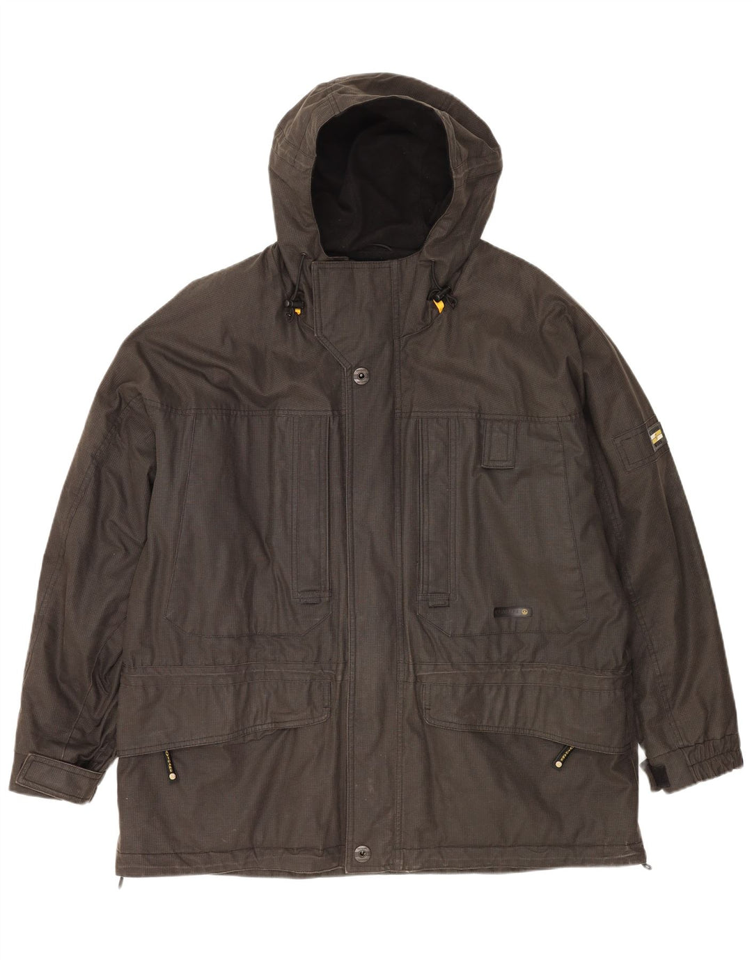 NAVIGARE Vindjakke med hætte til mænd UK 42 XL Grå