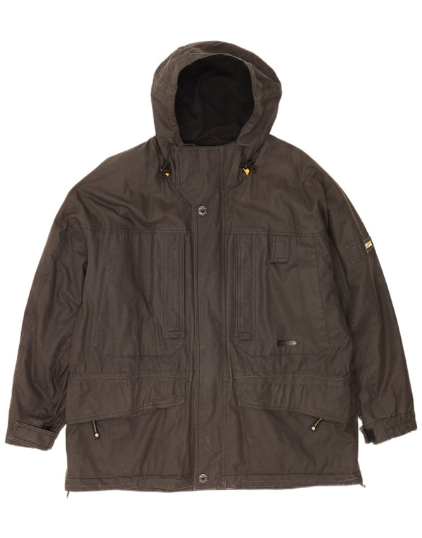 NAVIGARE Vindjakke med hætte til mænd UK 42 XL Grå