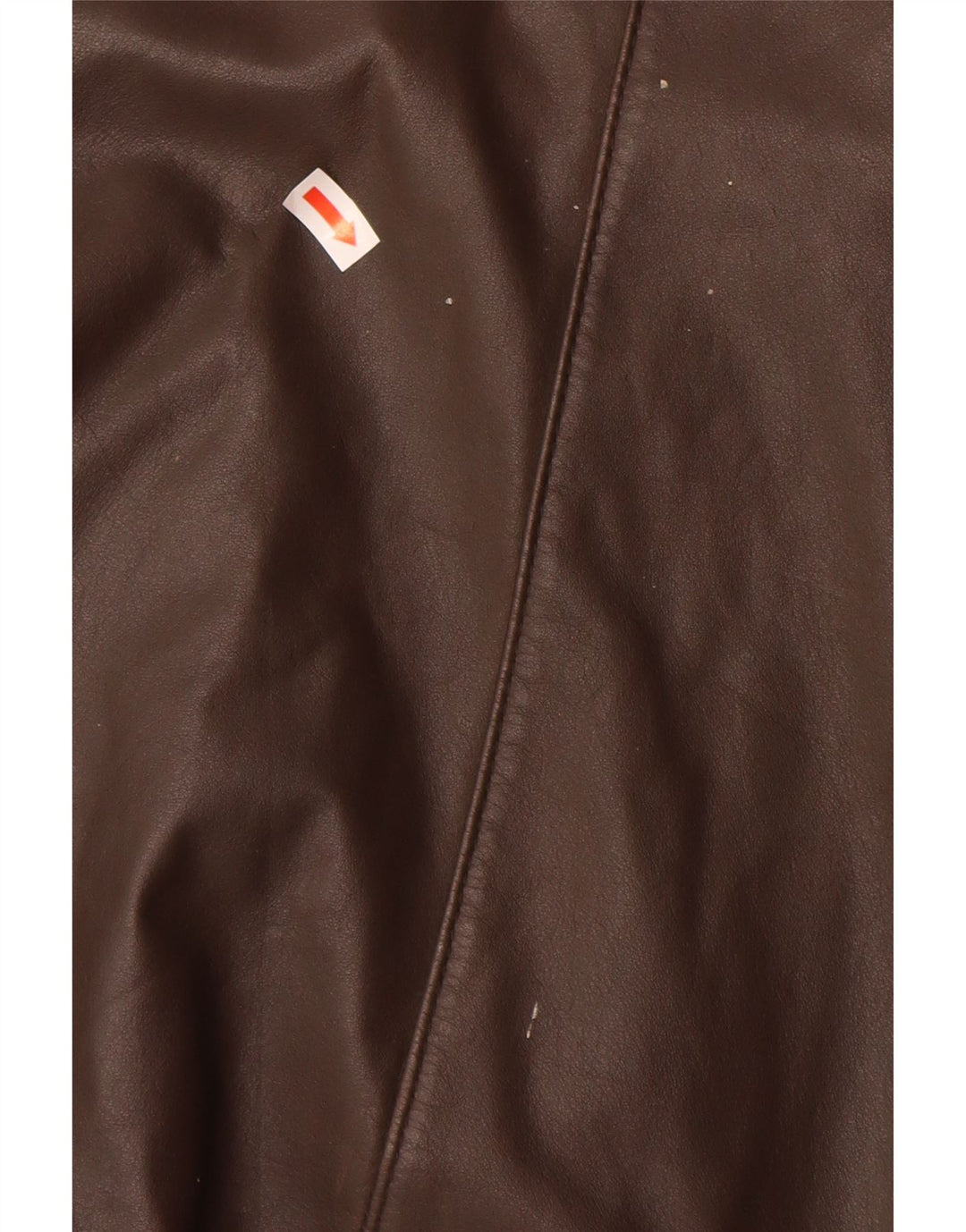 VINTAGE Læderjakke til mænd IT 48 Medium Brun Læder