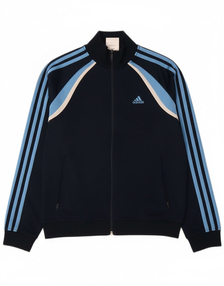 Adidas Træningsdragt Topjakke til drenge 11-12 år Navy Blue Colourblock