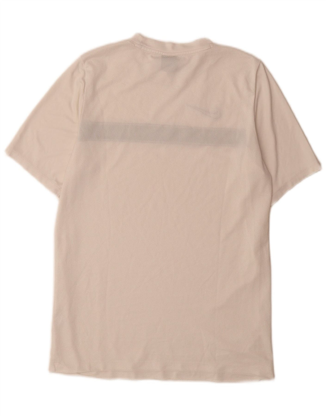 Nike Herre Dri Fit T-shirt Top Medium White Colourblock Polyester