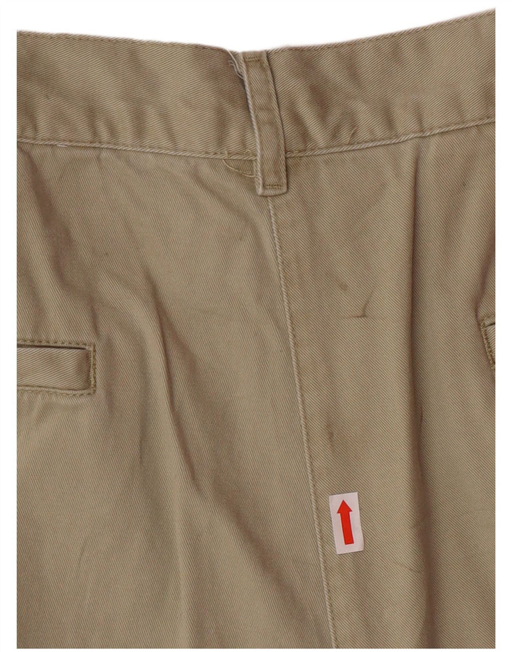 RALPH LAUREN Chino Shorts til kvinder US 10 Large W32 Khaki Bomuld