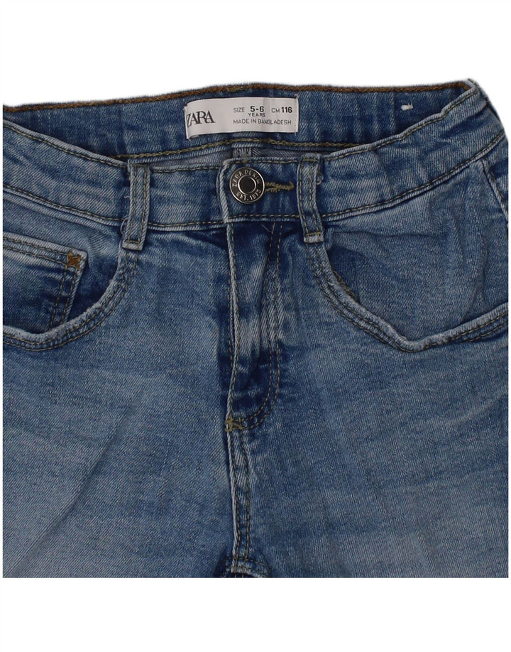 Zara Boys Denim Shorts 5-6 år W20 Blå