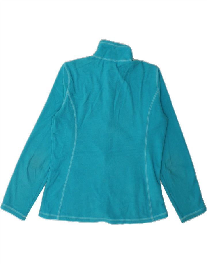 EDDIE BAUER Womens Fleece Jacket UK 10 Small Blue Polyester Vintage Eddie Bauer and Second-Hand Eddie Bauer from Messina Hembry 