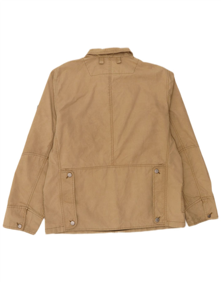 Braddock Herre Utility Jacket UK 40 Large Beige Cotton