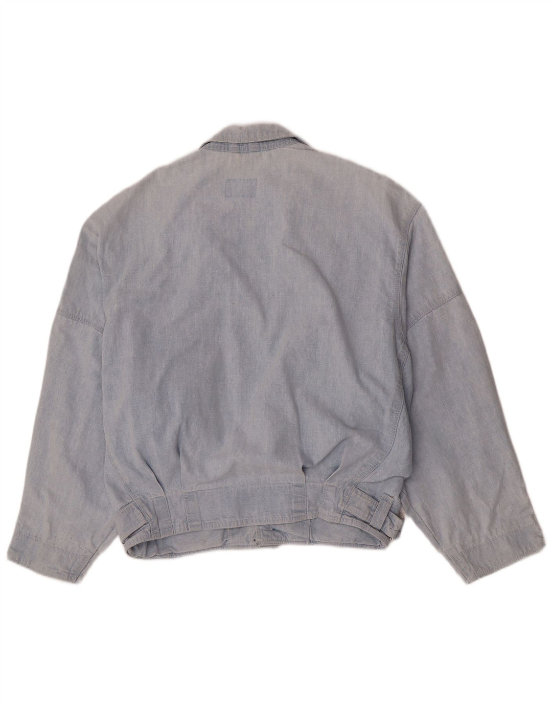 Vintage Herre Bomber Denim Jacket UK 36 Small Blue
