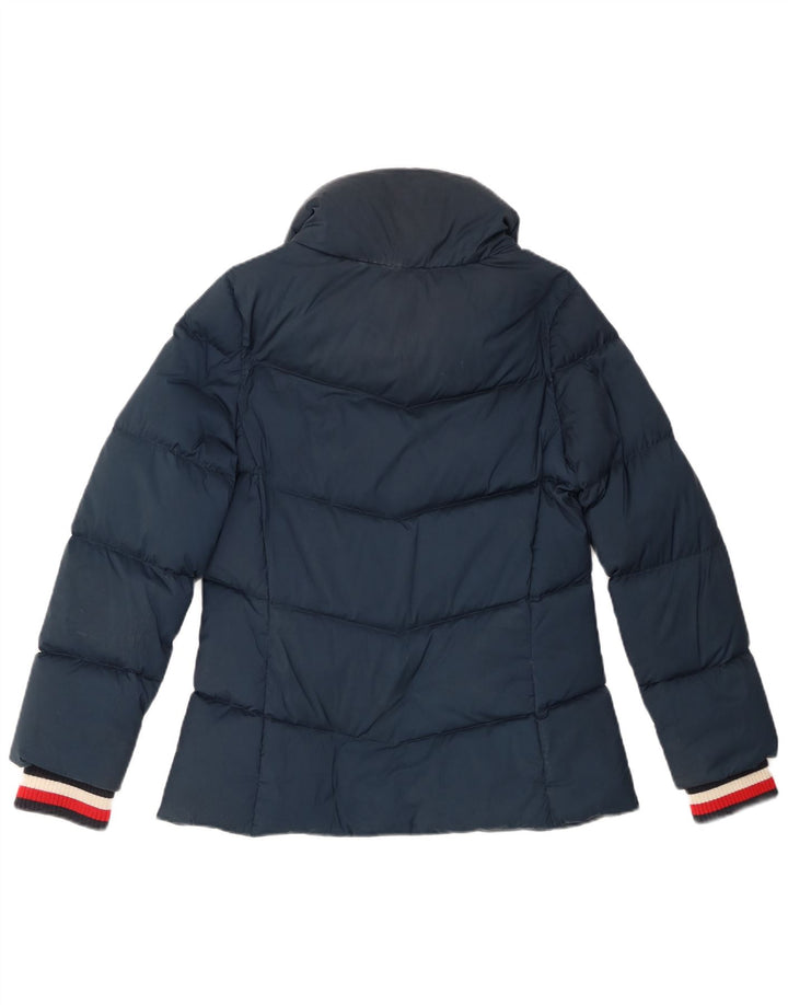 Tommy Hilfiger Dame Polstret Jakke UK 12 Medium Navy Blue Polyester
