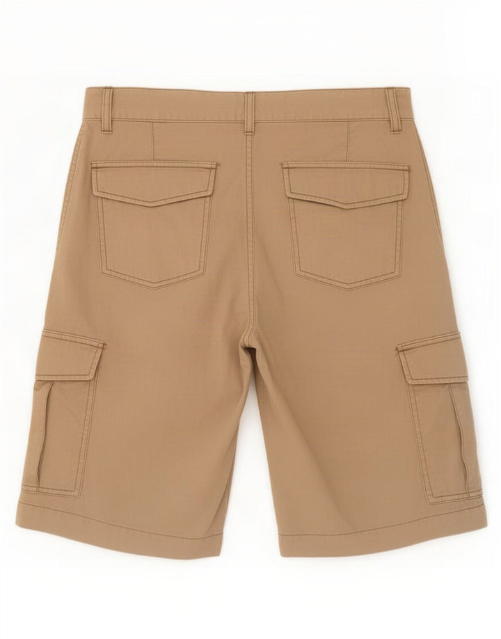 Dacks Herre Cargo Shorts IT 48 Medium W30 Beige Bomuld