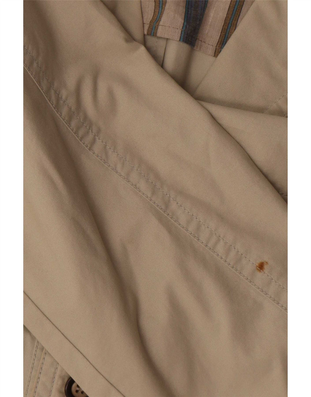 Vintage Herre Utility Jacket UK 40 Stor Beige Bomuld