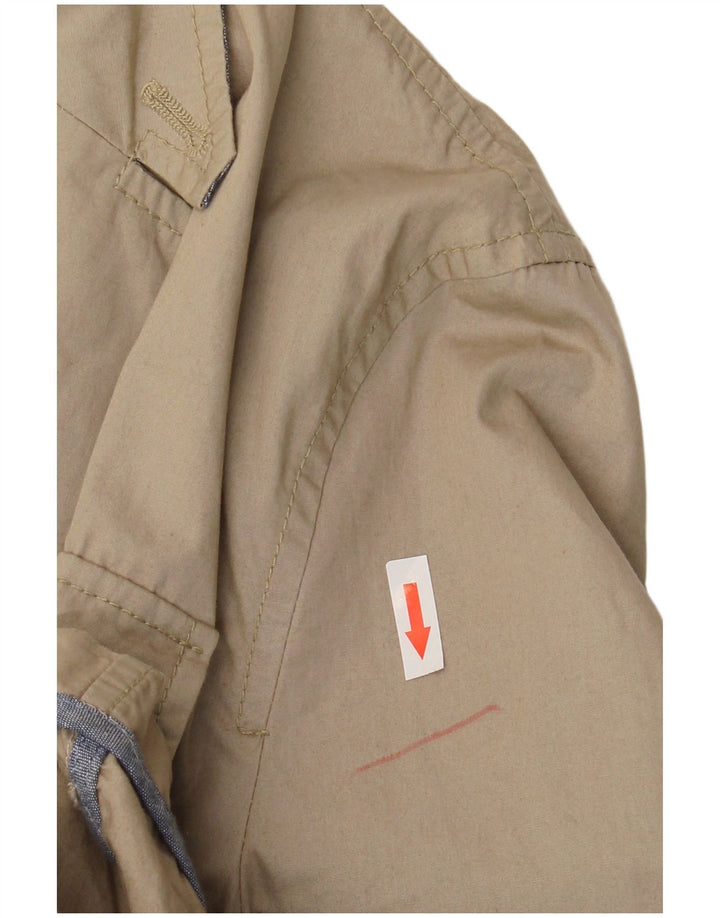 French Connection Herre Utility Jacket UK 40 Large Beige Cotton
