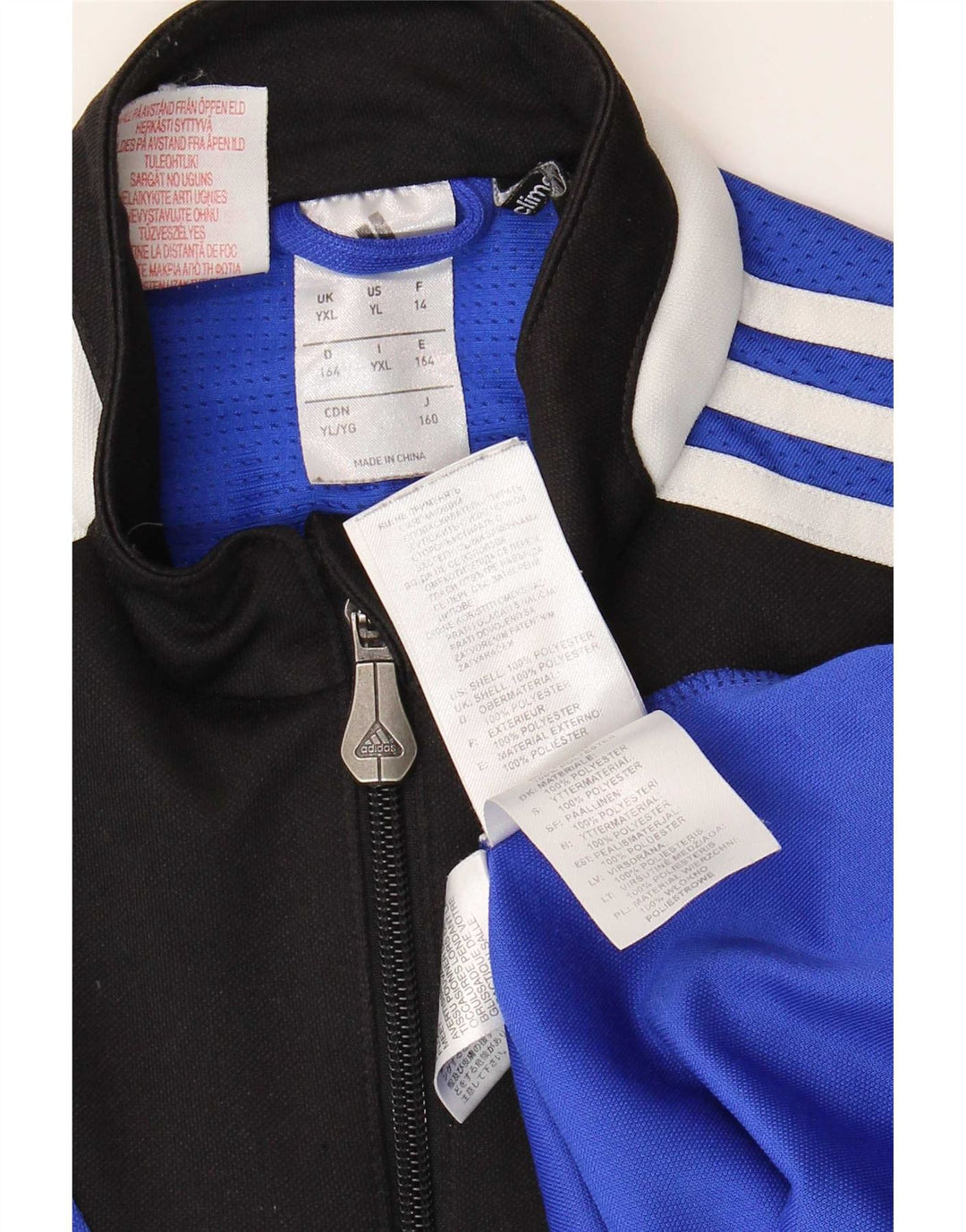 Adidas Boys Climacool Pullover Træningsdragt Top 13-14 år XL Blå