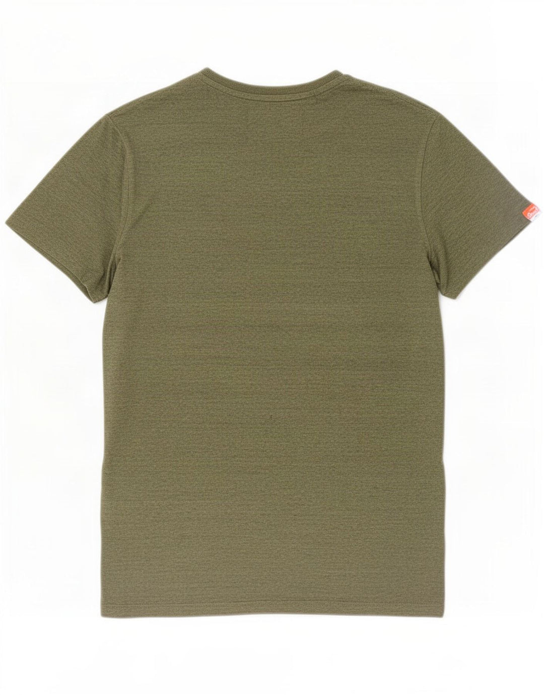Superdry T-shirt top til mænd, stor Khaki Flecked Bomuld